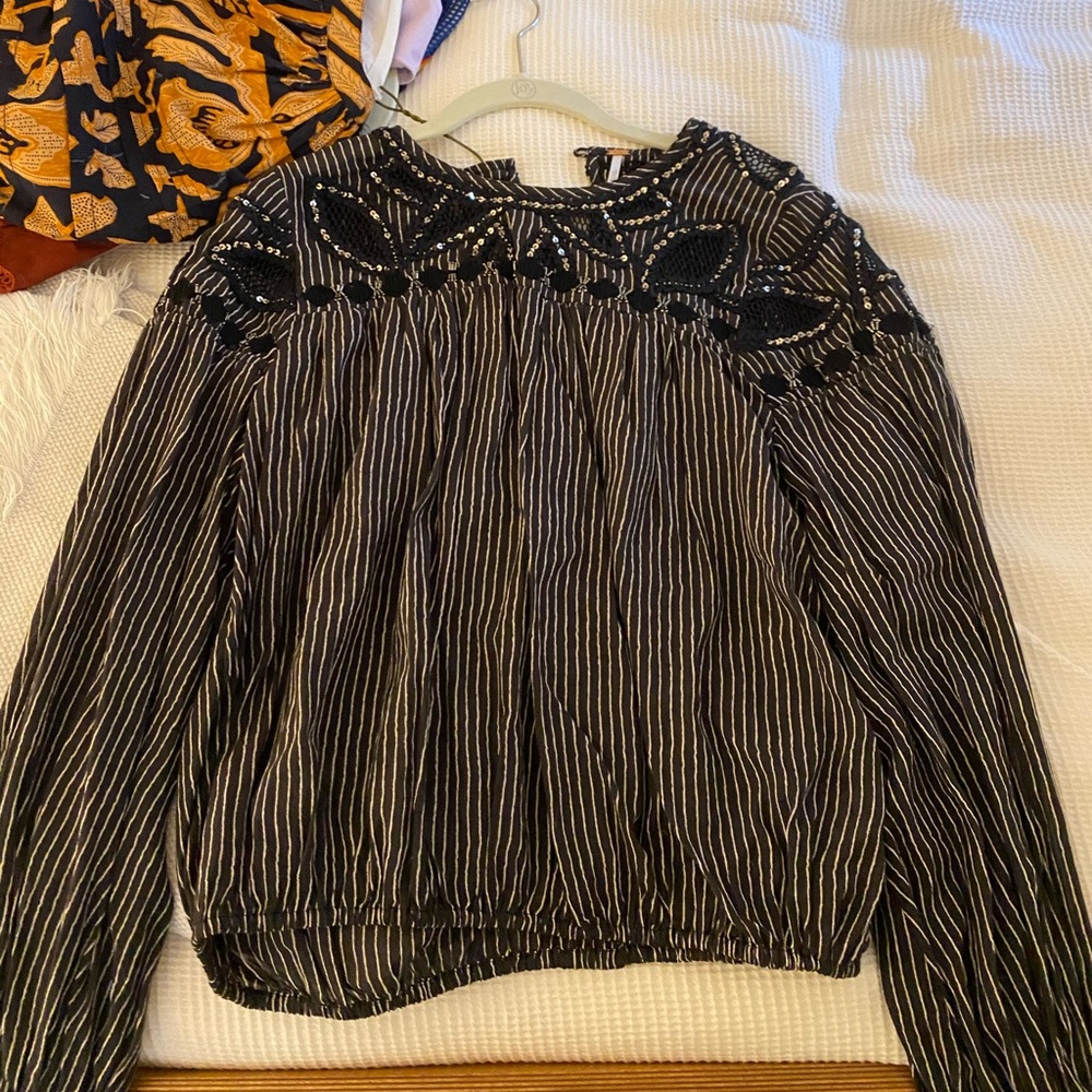 Free People Embellished Top
